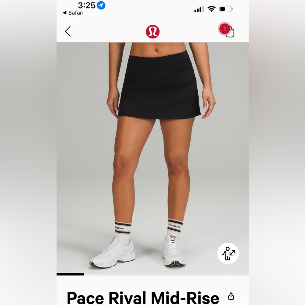 Black Lulu pace rival skirt